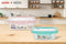 PYREX 2pc Rectangle Glass Storage 640ml & 1050ml - Snoopy Brunch