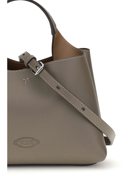 Tod's Micro leather Handbag - B208(Argilla Sc)+S600(Marrone Ch)