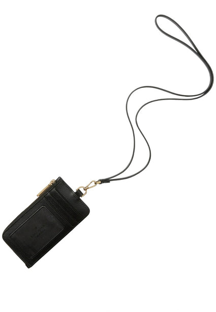 Kate Spade Madison Card Case Lanyard - Black