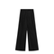 Wide Black Cotton Pants