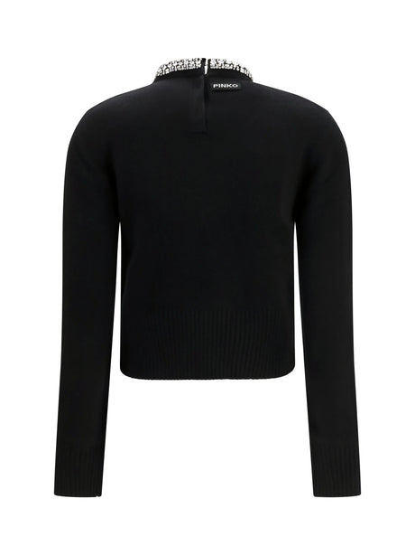 Pinko Berlino wool Sweater - Black Limousine