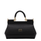 Sicily Small Calf Leather Top-Handle Bag - Nero