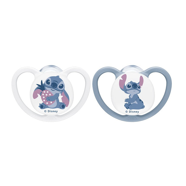 NUK Perfect Match Disney Stitch Silicone Soother Pacifier 2pcs/box | 0-6 Months