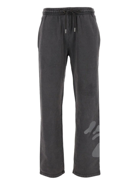 Off-White Swimming Face Sweatpants - Black