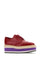 Red Leather Lace Up Shoes
