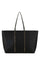 Rockstud Grainy Calfskin Shopping Bag - Black