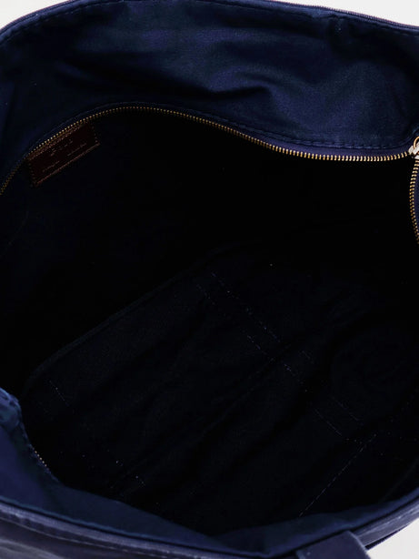 Polo Ralph Lauren Denim shoulder bag with embroidered logo on the front - Navynavy
