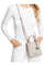 Michael Kors Mercer Extra-Small Signature Crossbody Bag - Vanilla/Powder Blush