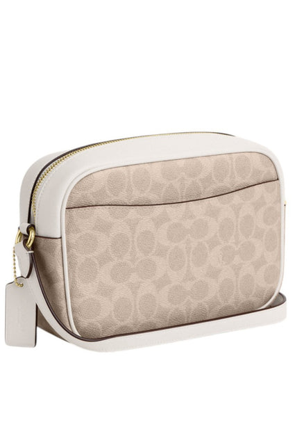 Coach Jamie Camera Bag In Signature Canvas - Sand/Chalk
