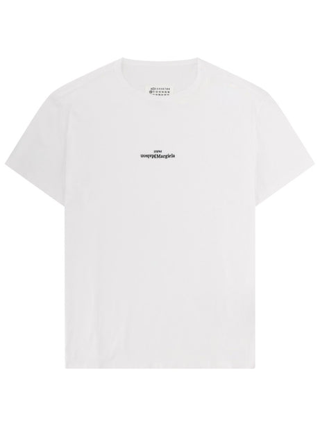 Reverse Logo T-Shirt with Embroidery