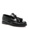 Christian Louboutin Black Polished Finish Tassel Detail Flat Shoes
