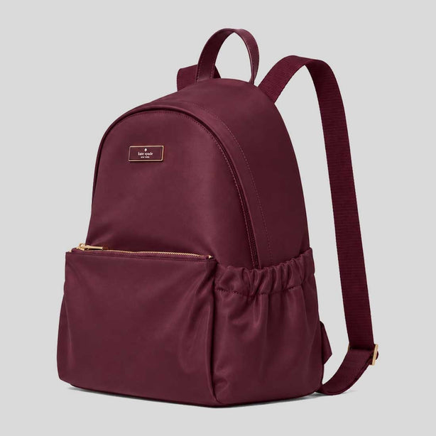 KATE SPADE Carter Ksnyl Dome Backpack Deep Cherry RS-KP110