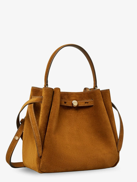 Tory Burch Romy suede bucket bag - Caramel