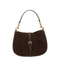 Pony Medium Suede Bag - Brown