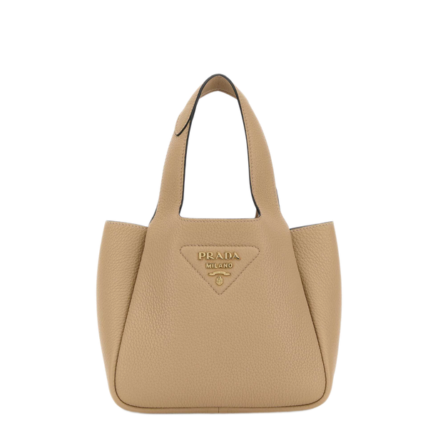 Beige Leather Handbag
