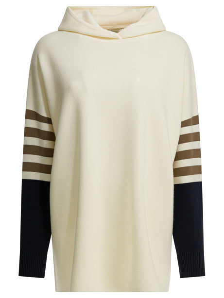 Virgin Wool Hooded Sweater