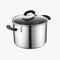 Meyer Ih Stainless Steel 24Cm | 7.6L Stockpot With Glass Lid
