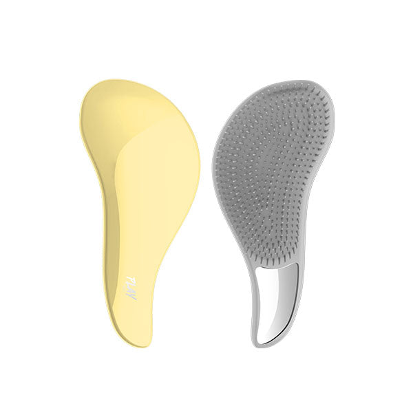 Play By Tuft Teezy Ezy Treatment Detangle Brush  Foamy Yellow
