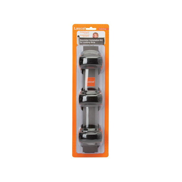 Lascal *KGA Bannister Installation Kit, Locking Strip, Black