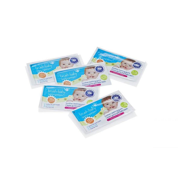 Brush-baby Teething Wipes 20pcs (0-16 months)