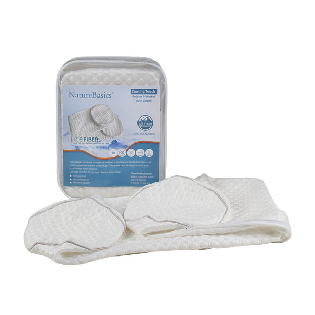 Nature Basics Cooling Touch Bolster Protector(with zipper)