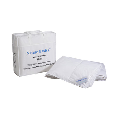 Nature Basics 100% White Goose Down Light Quilt