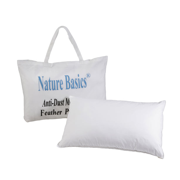 Nature Basics Firm Feather Pillow