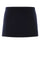 Midnight Blue Wool Blend Reversible Mini Skirt