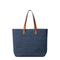 Medium Denim Shopping Bag - Blue