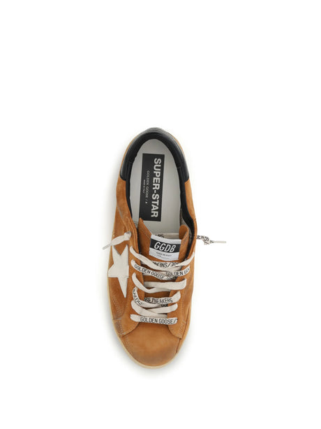 Golden Goose Super Star Sneakers - Light Brown/Cream/Black