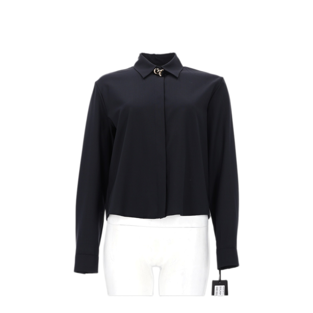 Boxy Shirt In Fresco Wool