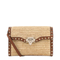 Rockstud Small Raffia Crossbody - Natural