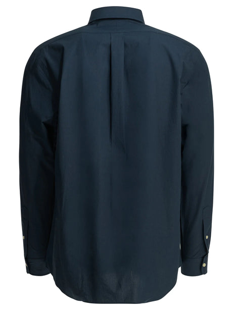 Polo Ralph Lauren Custom-fit casual shirt with logo - Blue