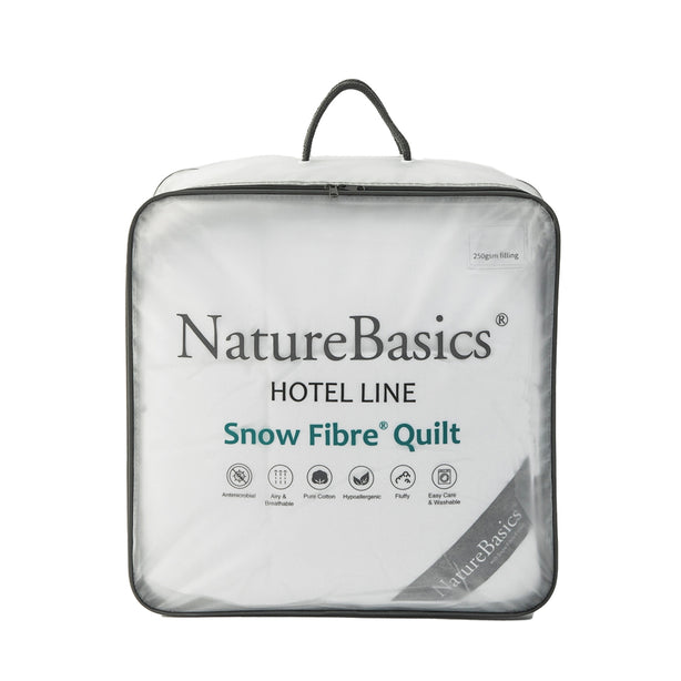 Nature Basics Hotel Line Snow Fibre Quilt