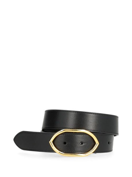 Jacquemus Calisson Leather Belt - Black