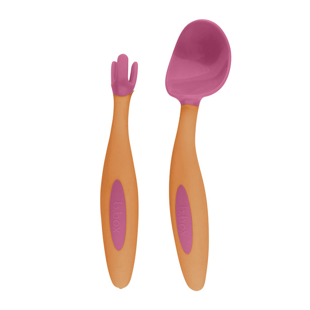 B.box Toddler Cutlery Set (Strawberry Shake)