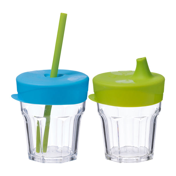 B.box Silicone Lids Travel Pack (Ocean Breeze)