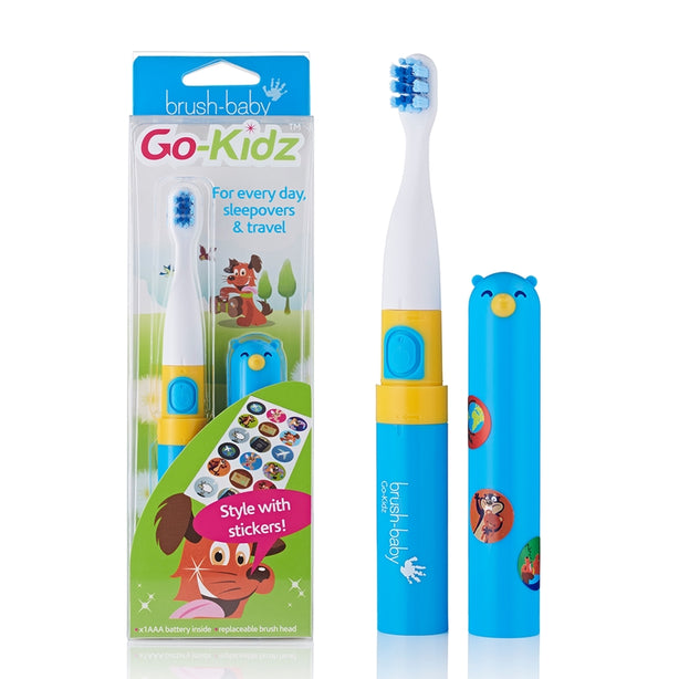 Brush-baby Go Kidz - Electric Travel Toothbrush (Blue)