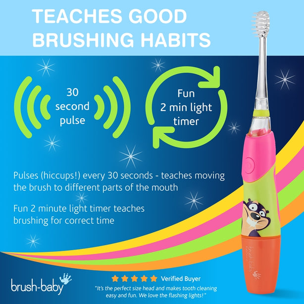 Brush-baby KidzSonic Electronic ToothBrush 3-6yrs