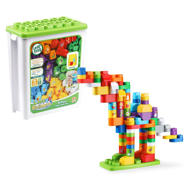 LeapFrog LeapBuilders - 81-Piece Jumbo Block Box