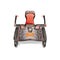 Lascal Buggy Board Maxi - Black + Buggy Board Saddle - Red