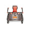 Lascal Buggy Board Maxi - Black + Buggy Board Saddle - Red