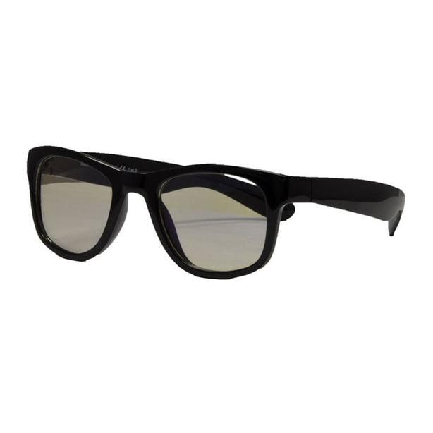Real Shades Screen Shades (4yrs+) Surf Shiny Black with Pouch