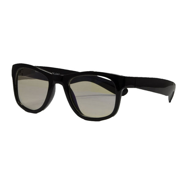 Real Shades Screen Shades (7yrs+) Surf Shiny Black with Pouch
