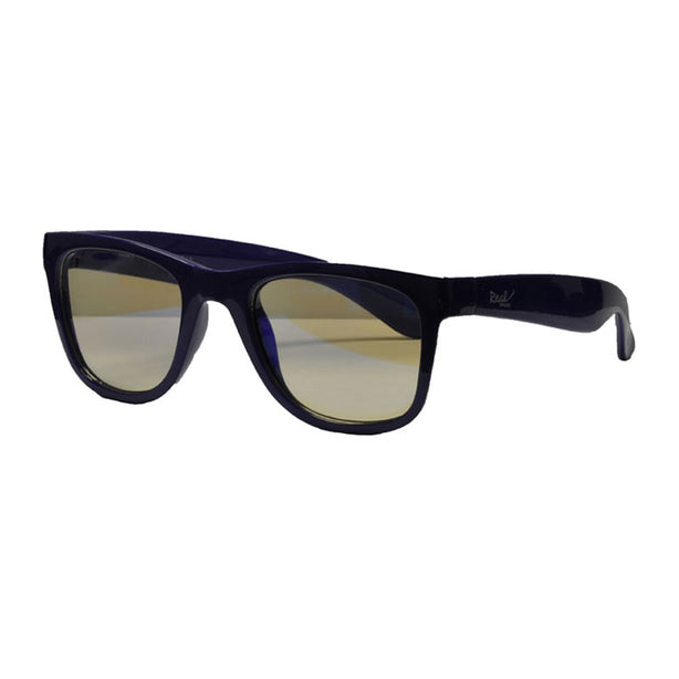 Real Shades Screen Shades (7yrs+) Surf Shiny Blue with Pouch