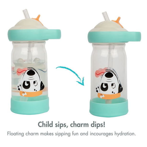 The First Years Sip & See Water Bottle 12oz - Dog
