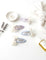 Raindew Kids Pearl Bow Pastel Snap Hair Clips (Set of 4)