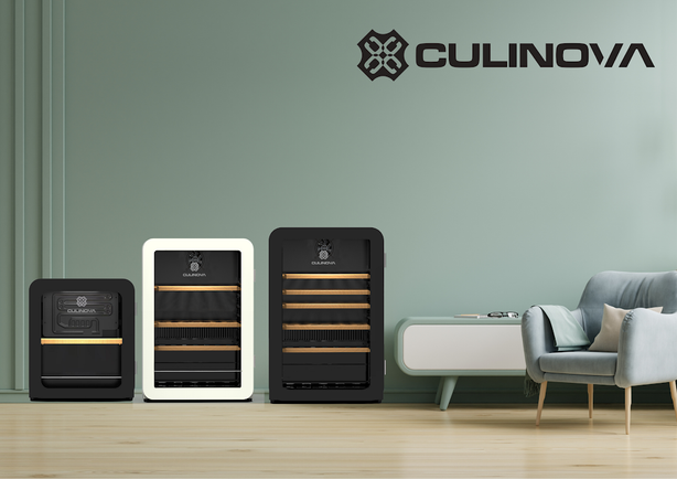 Culinova 128L Wine Chiller - Bottle Holding 48 Bottle with 750L Standard Wine Bottles