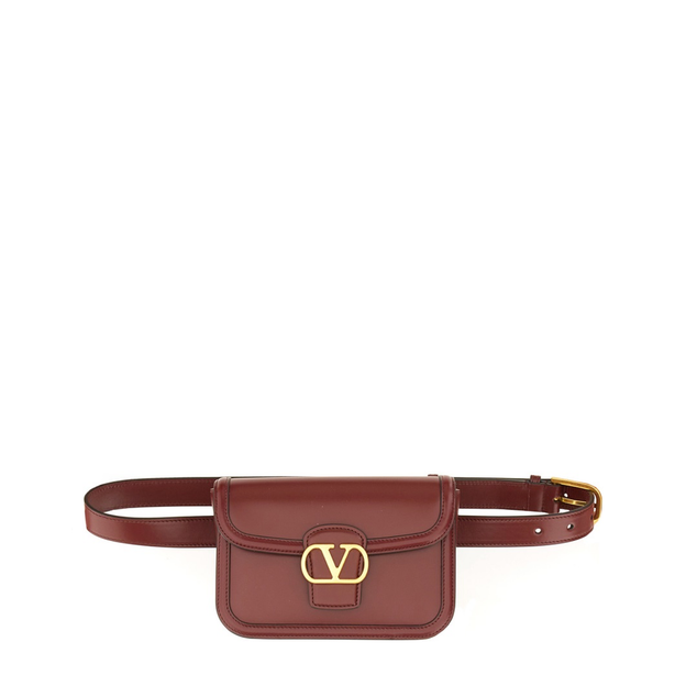 9to5 Calf Leather Pouch - Bordeaux