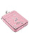 Coach Zip Card Case With Star Print - Dusty Pink/Multi